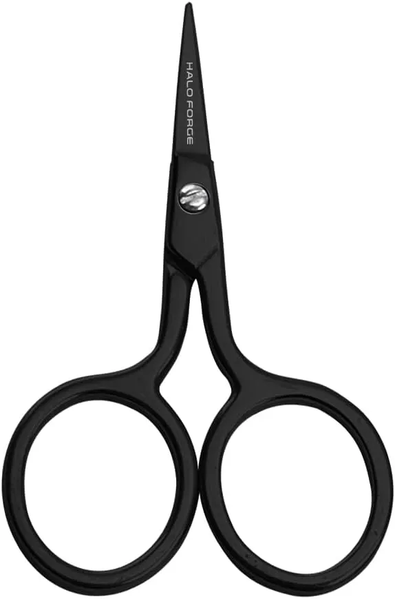 3 Pair Small Embroidery Scissors: Forged Stainless Steel Sharp Pointed Tip Precision Cutting Details Thread Yarn for fabric, sewing, craft, Needlework, 2.5 Inch, 3.5 Inch and 6 Inch Black