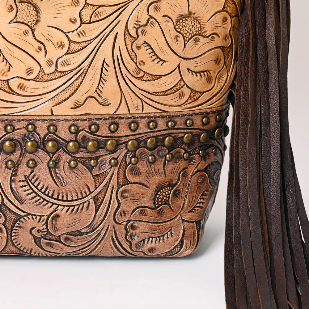 ADBG1218 American Darling Hand Tooled Genuine Leather Women Bag Western Handbag Purse