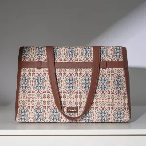 Agra Floral Statement Office Bag