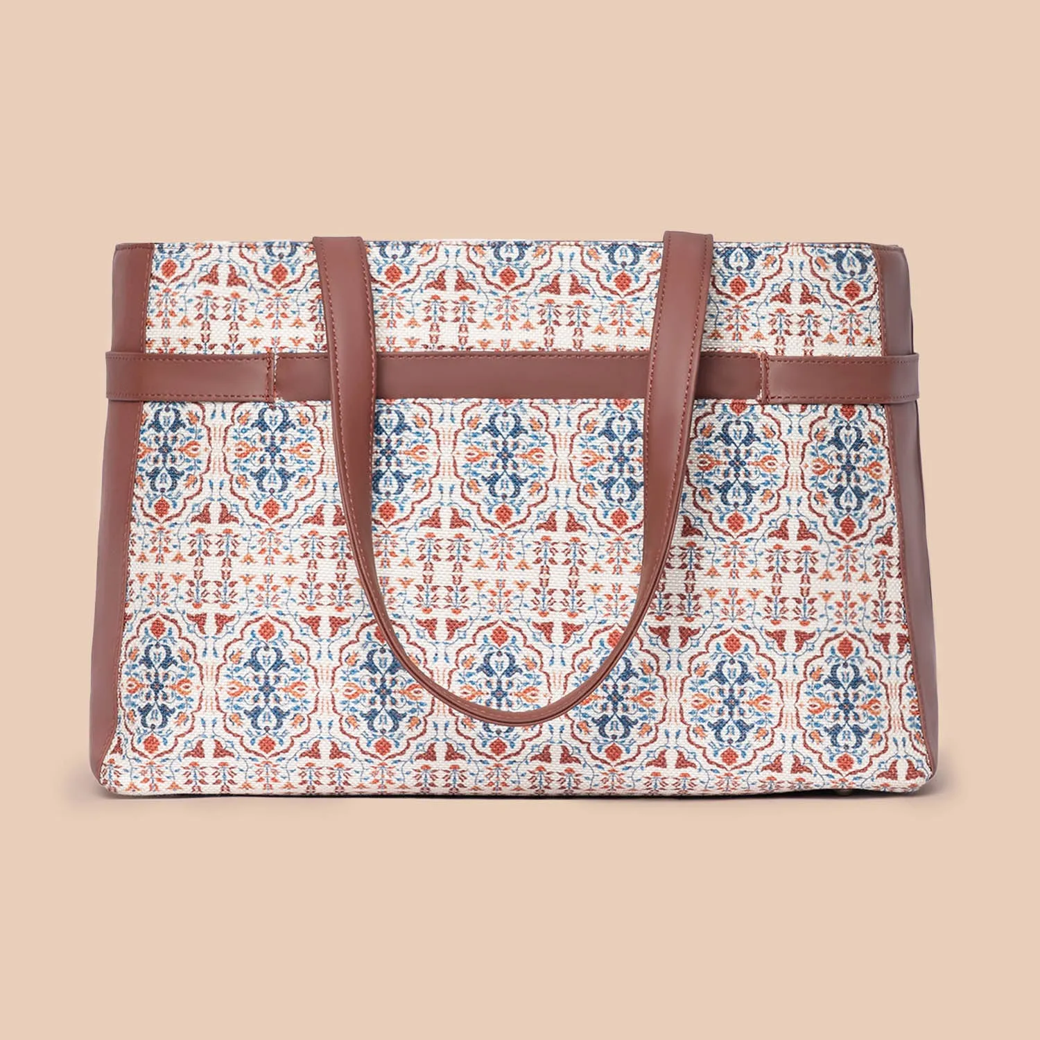 Agra Floral Statement Office Bag
