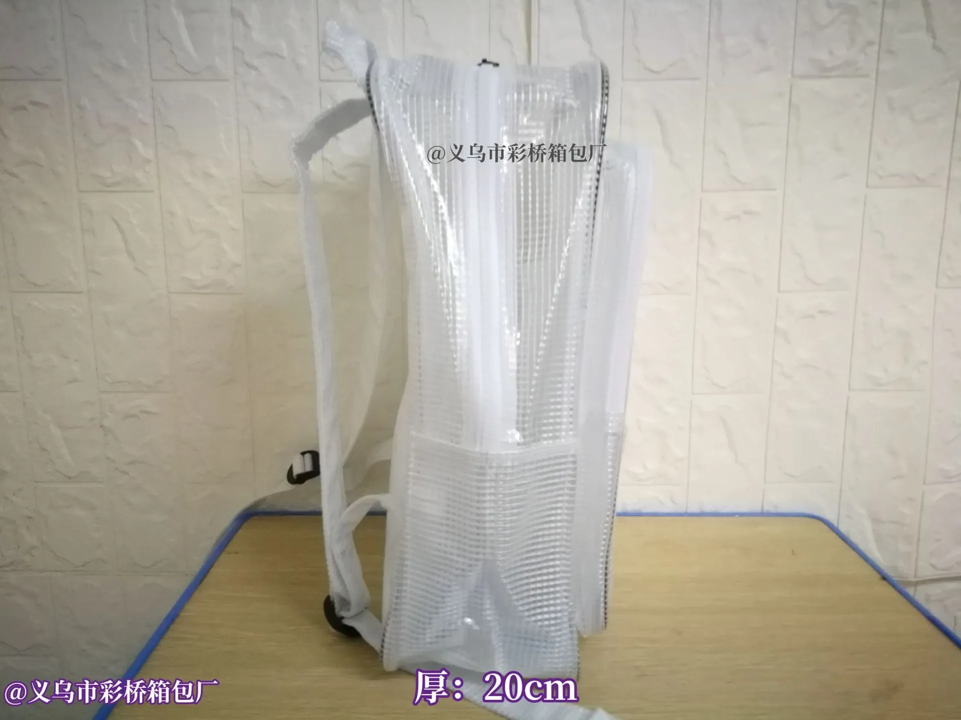Backpack Anti-Static Korean Style Plaid Hook Shoulder Load Bearing