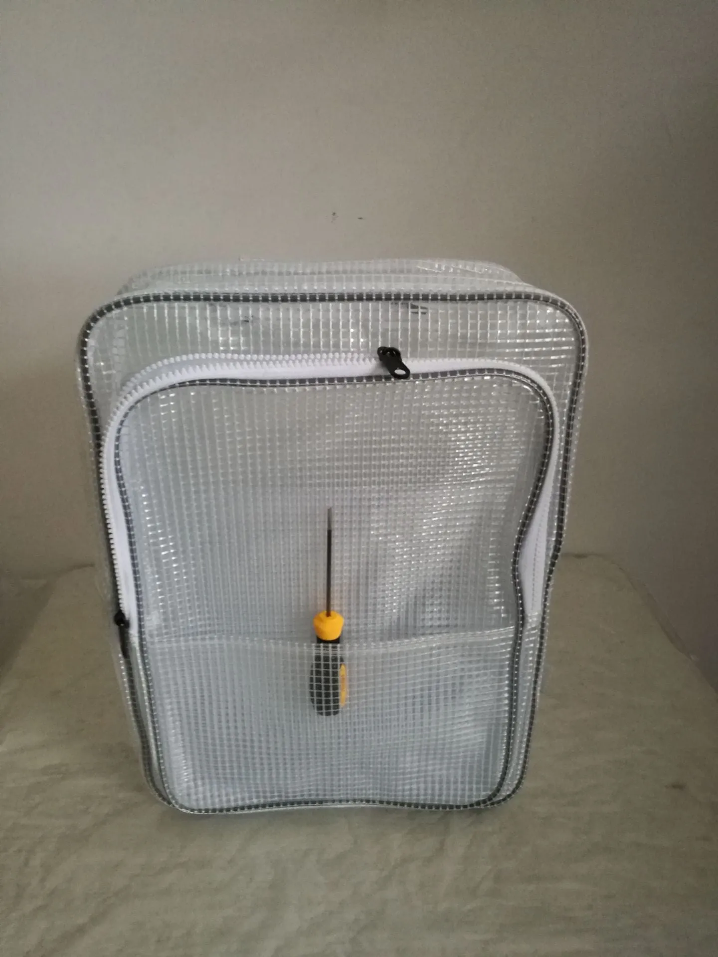 Backpack Anti-Static Korean Style Plaid Hook Shoulder Load Bearing