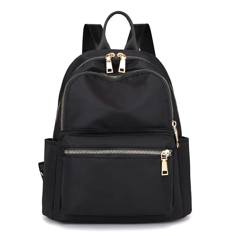Backpack Large Capacity Travel  Fashion Preppy Style Student Schoolbag Lightweight Shoulder Handbag Waterproof Nylon Cloth Bag