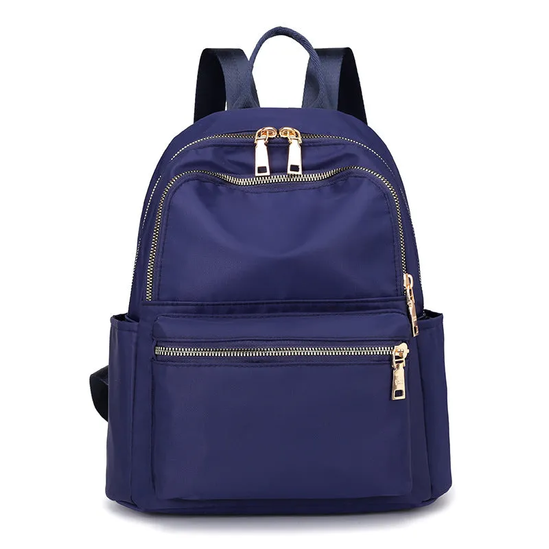 Backpack Large Capacity Travel  Fashion Preppy Style Student Schoolbag Lightweight Shoulder Handbag Waterproof Nylon Cloth Bag