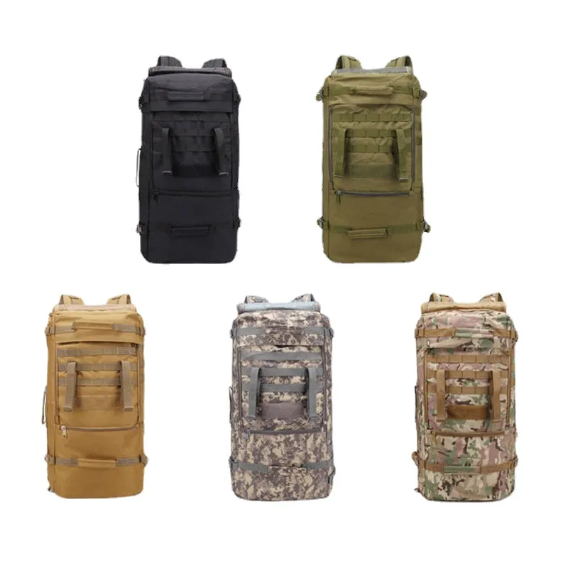 Backpack Outdoor Travel  Large Capacity  Mountaineering Hiking  Rain-Proof