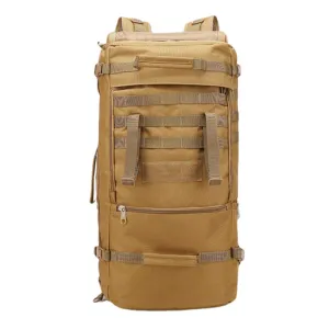 Backpack Outdoor Travel  Large Capacity  Mountaineering Hiking  Rain-Proof