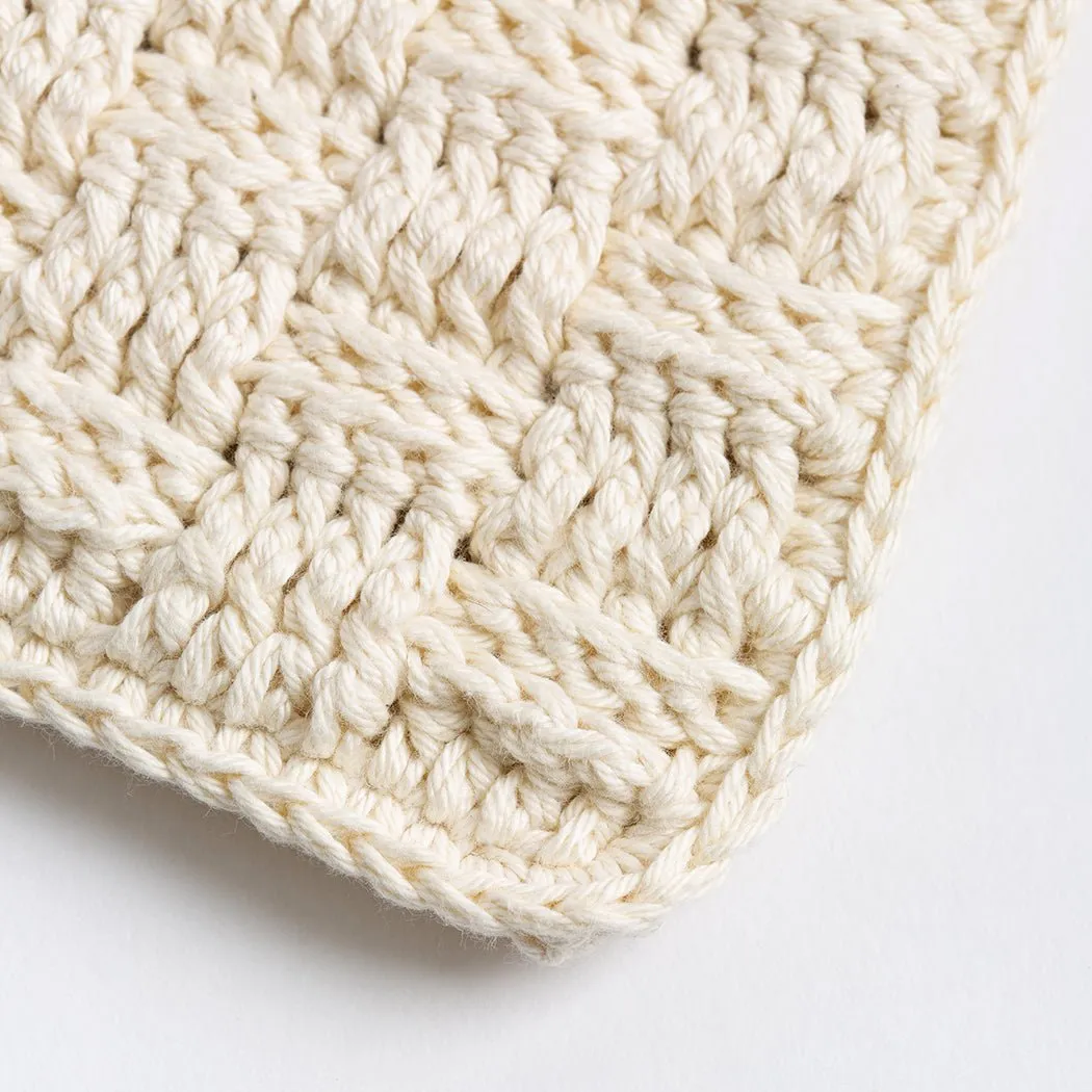 Basketweave Clutch Bag Crochet Kit