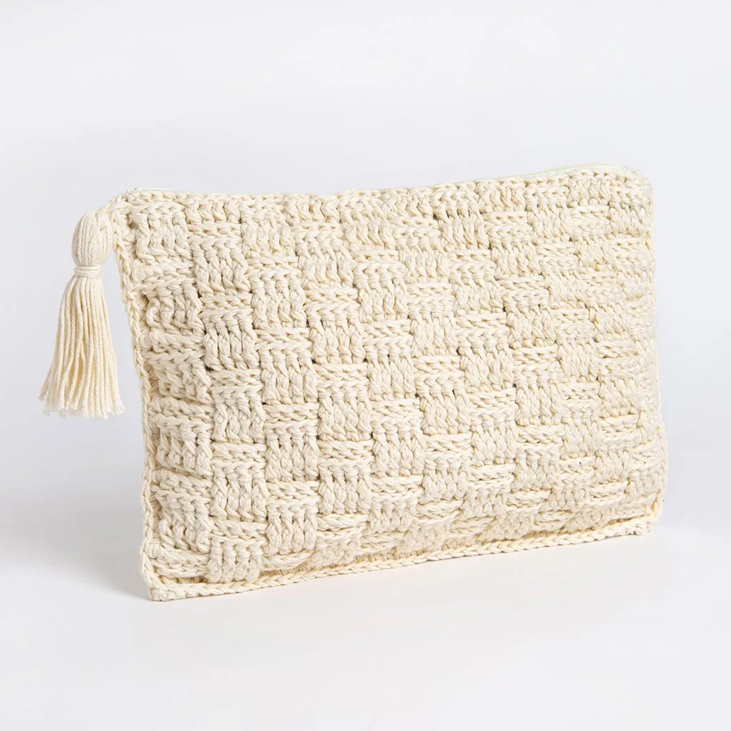 Basketweave Clutch Bag Crochet Kit