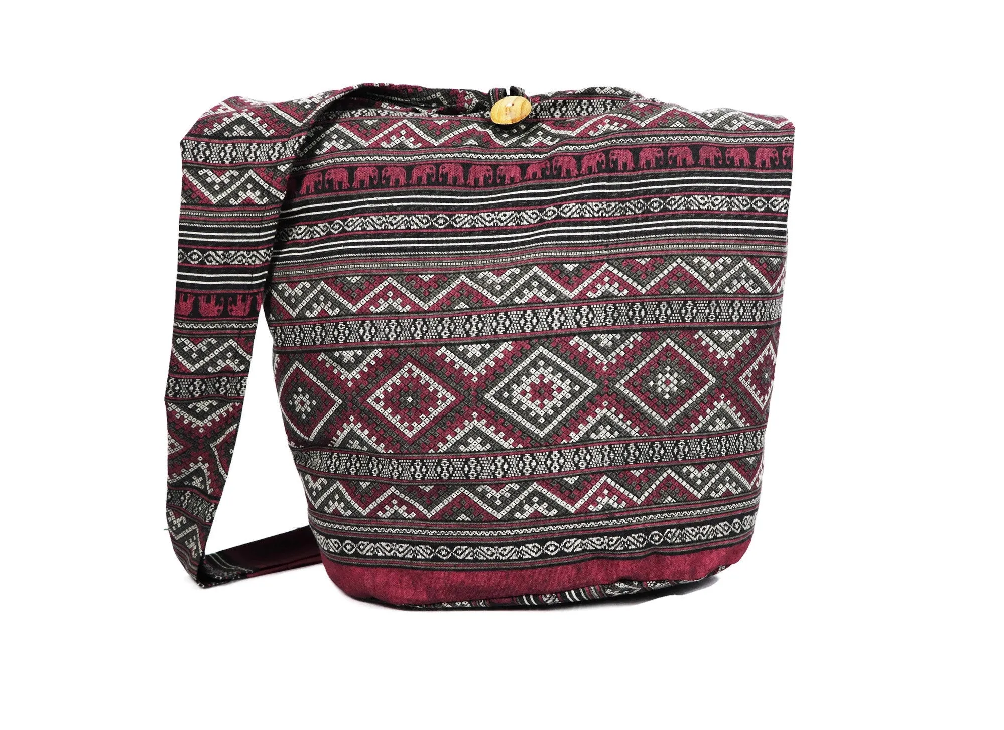 Boho Bag Cotton Bag Hippie Bag Crossbody Bag Sling Bag Shoulder Bag Messenger Bag Bohemian Hippie Boho Purse Sling Gift Bag