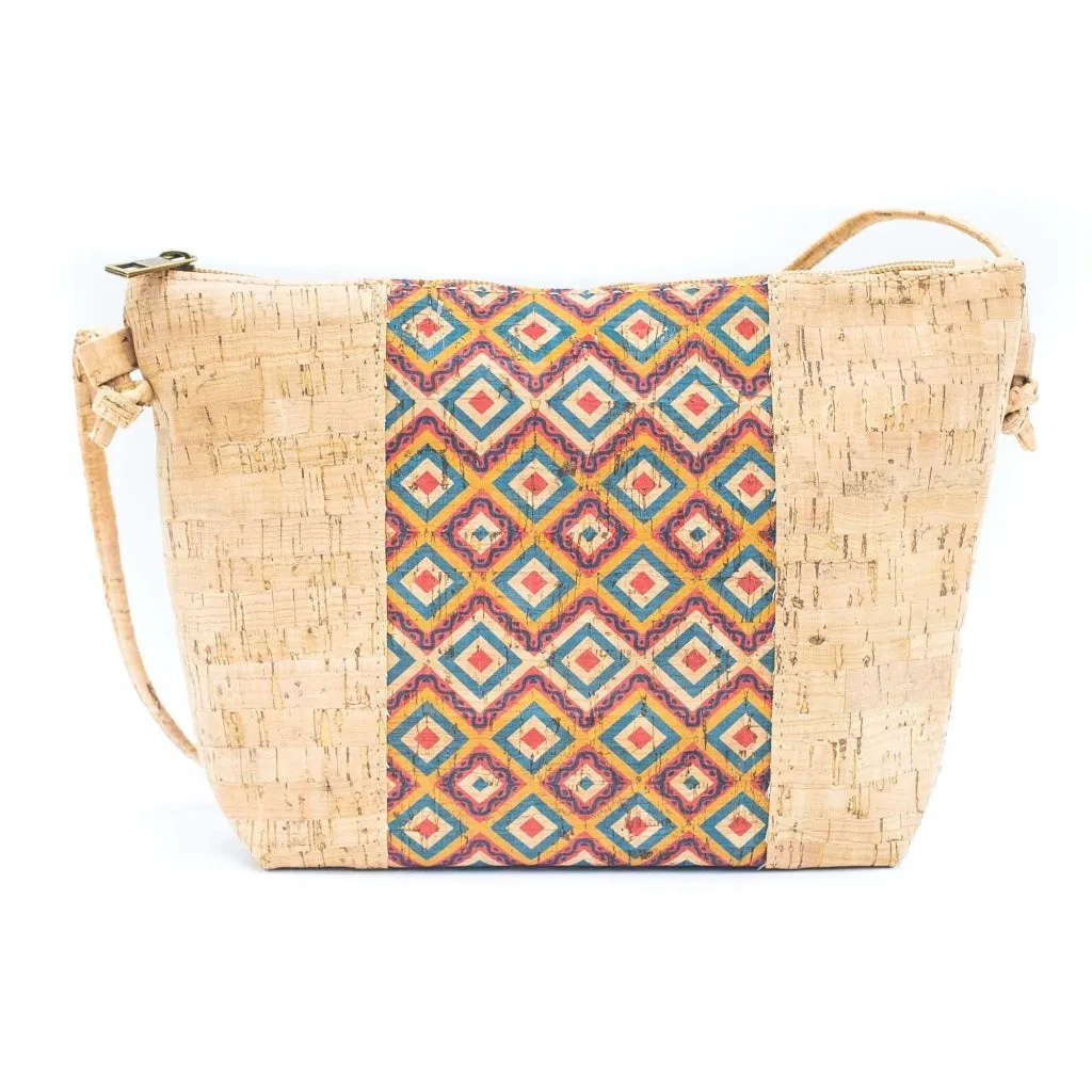 BUY 1 GET 1 FREE: Medium model Smart Printed Cork Crossbody Bag BAGD-308