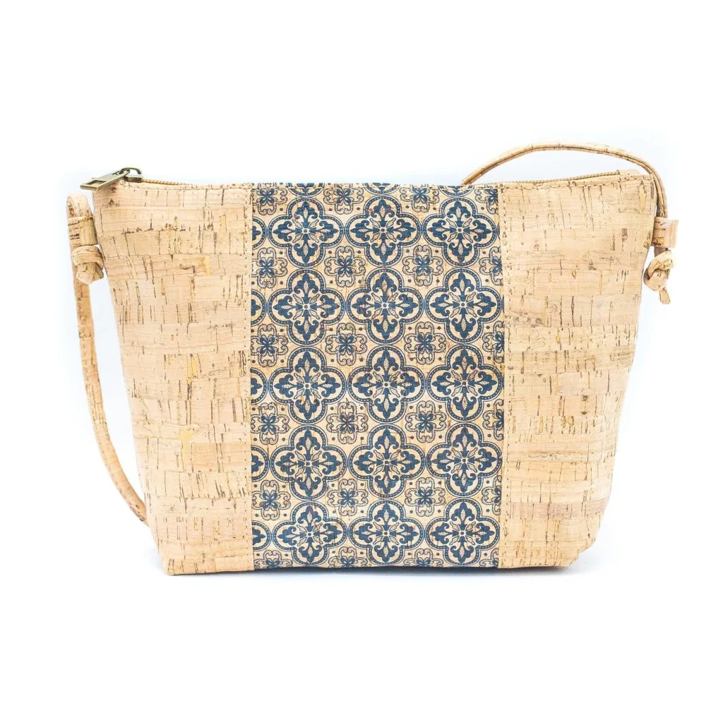 BUY 1 GET 1 FREE: Medium model Smart Printed Cork Crossbody Bag BAGD-308