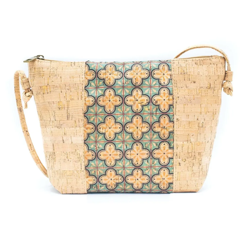 BUY 1 GET 1 FREE: Medium model Smart Printed Cork Crossbody Bag BAGD-308