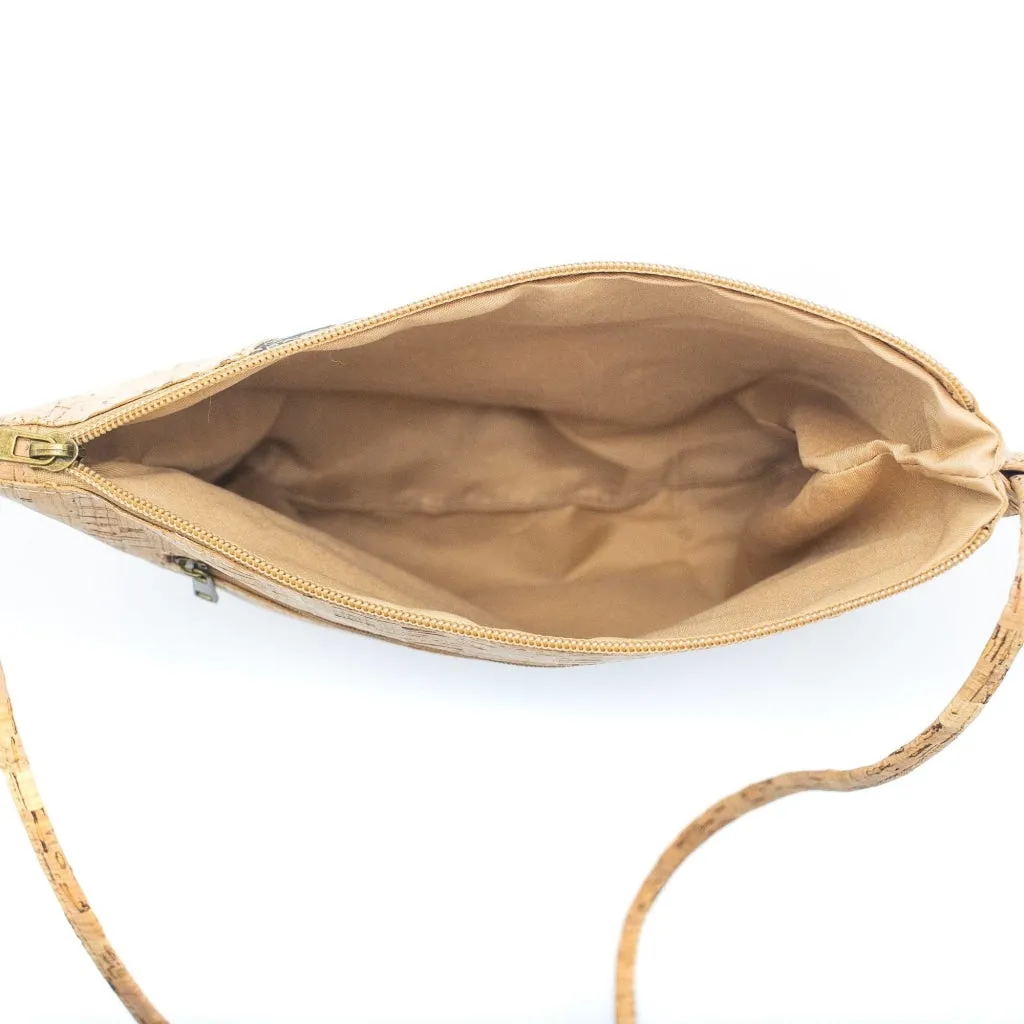 BUY 1 GET 1 FREE: Medium model Smart Printed Cork Crossbody Bag BAGD-308
