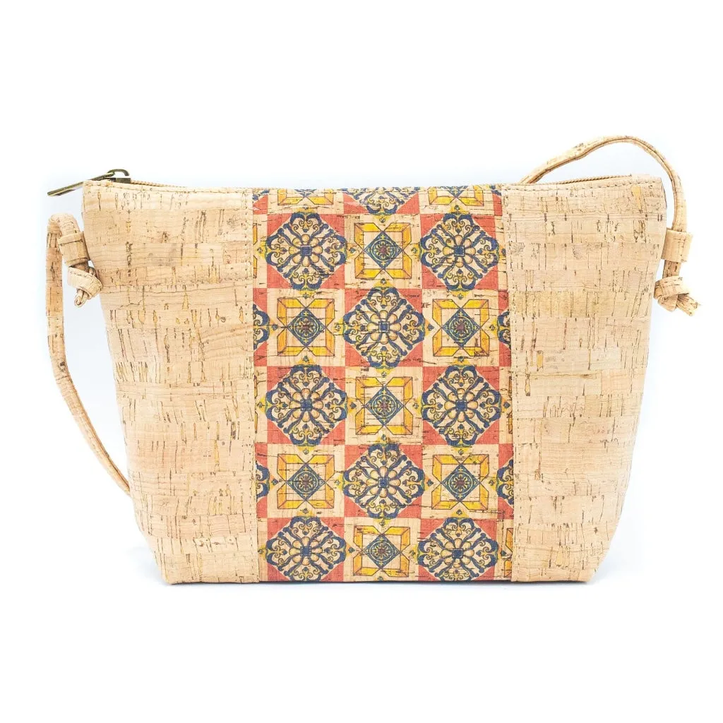 BUY 1 GET 1 FREE: Medium model Smart Printed Cork Crossbody Bag BAGD-308