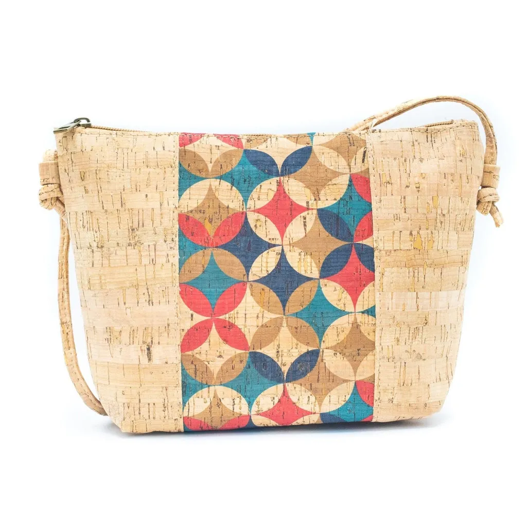 BUY 1 GET 1 FREE: Medium model Smart Printed Cork Crossbody Bag BAGD-308