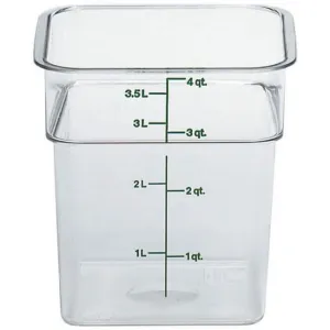 Cambro Food Square Clear Storage 4 qt