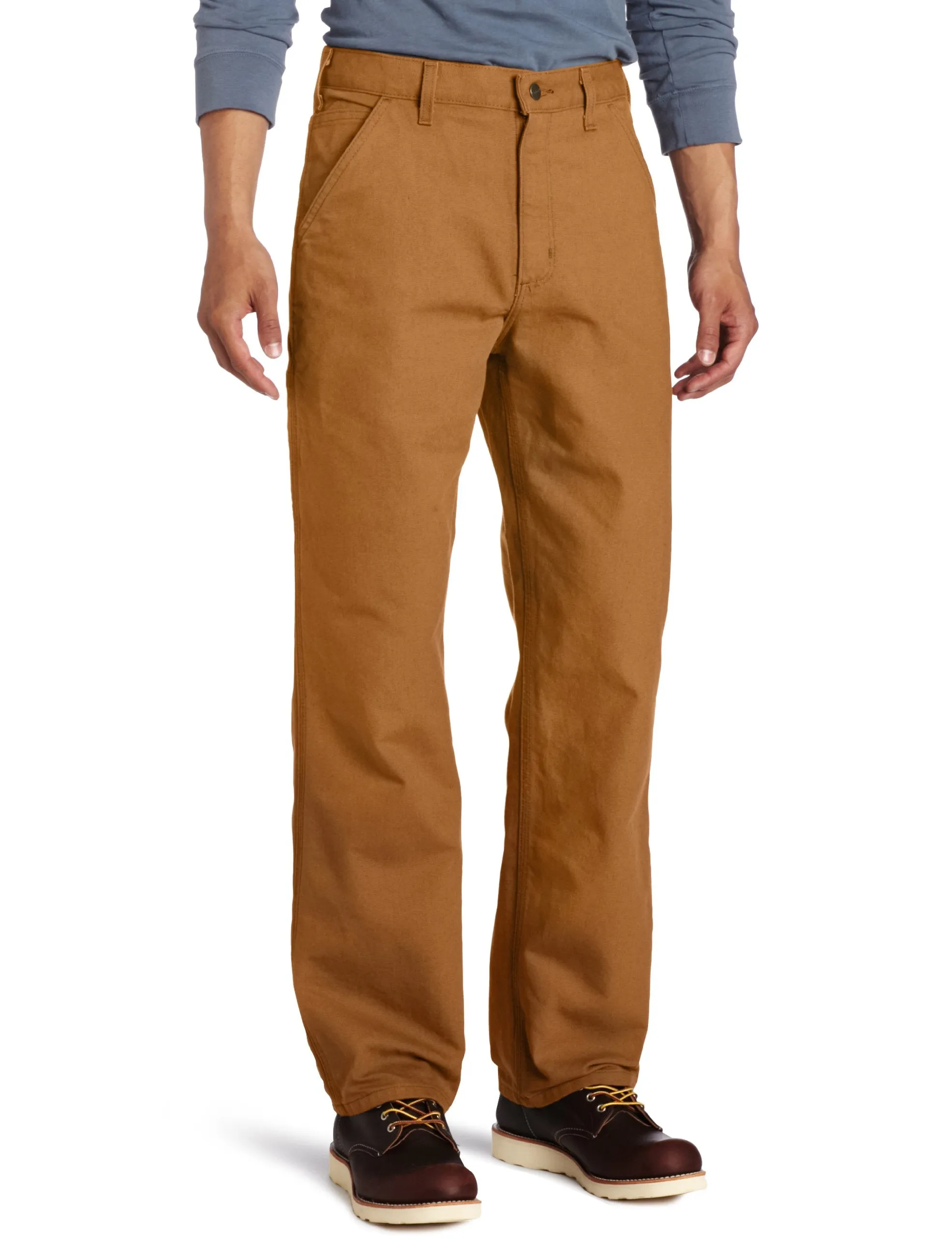 Carhartt B11 Men's Loose Fit Washed Duck Utility Work Pant