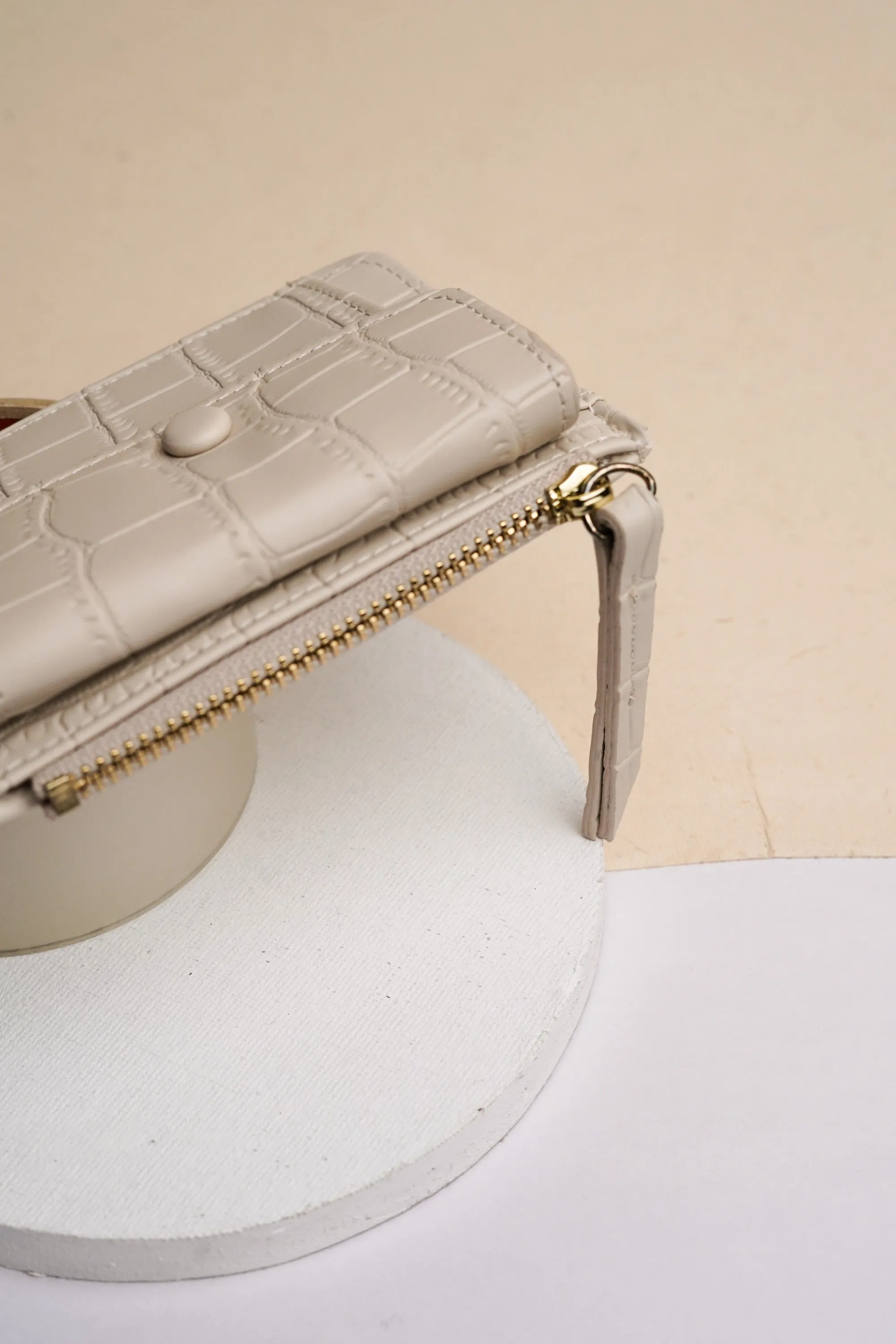 Cloudy White Mini Wallet