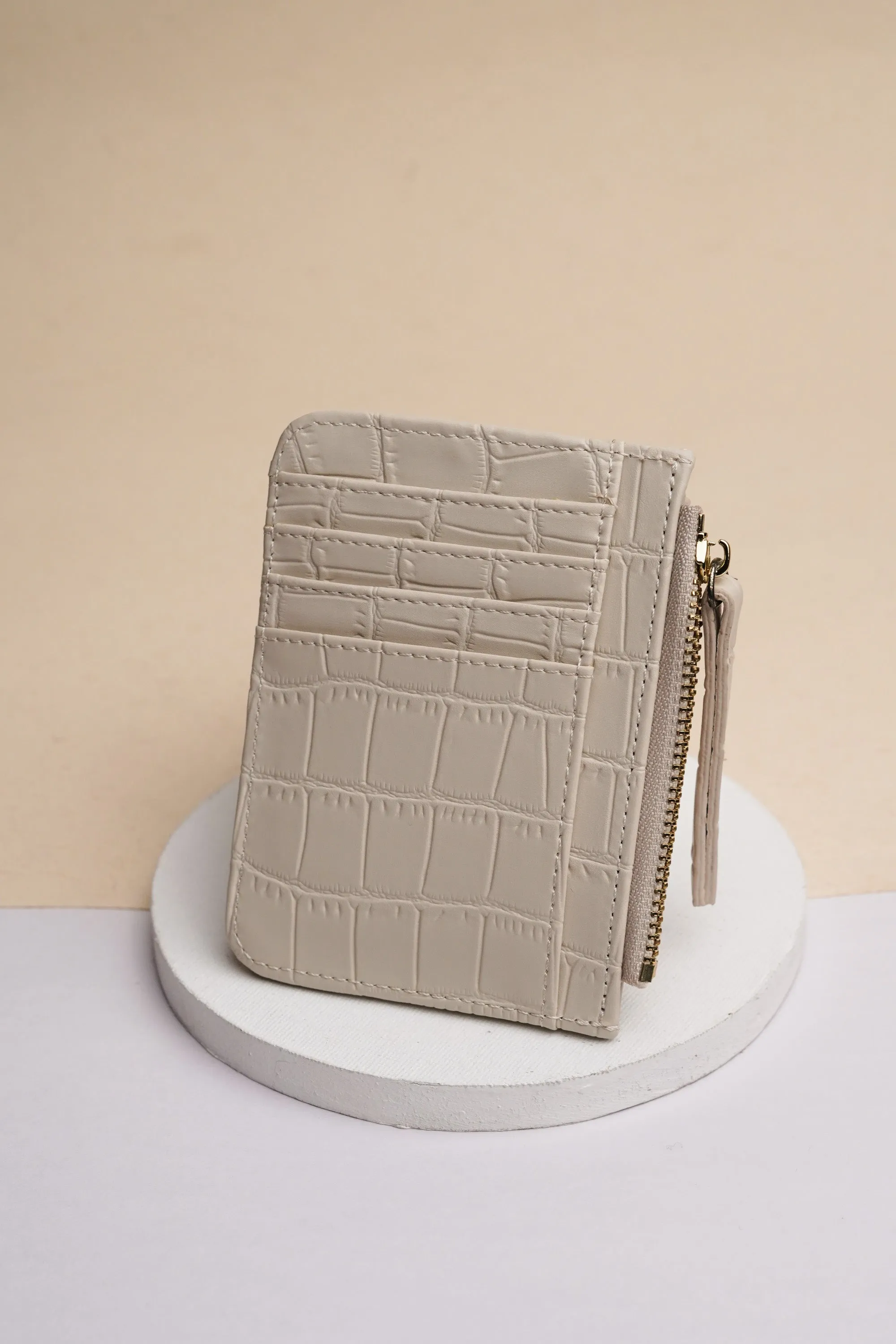 Cloudy White Mini Wallet