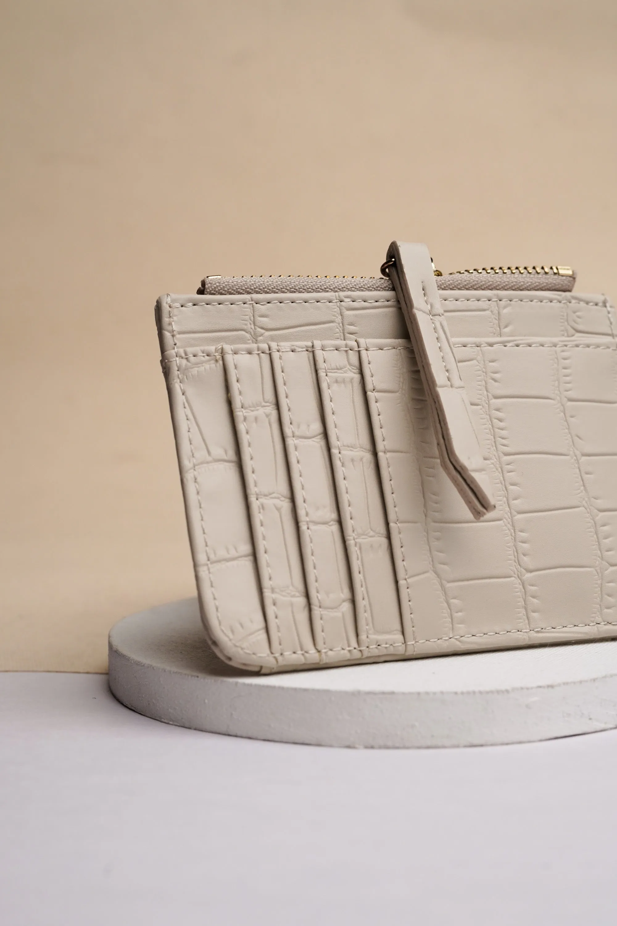 Cloudy White Mini Wallet