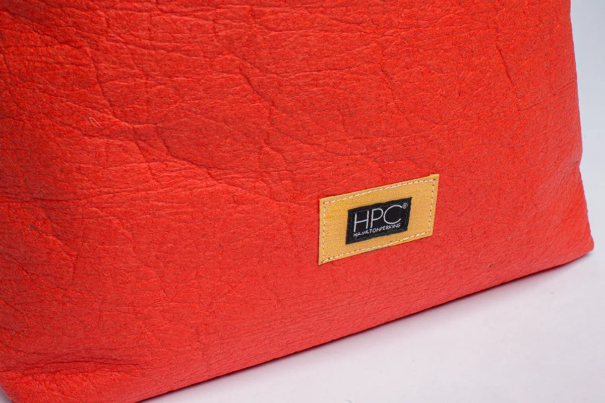 Earth Bag Hobo, Pinatex (Upcycled Billboard Bags)