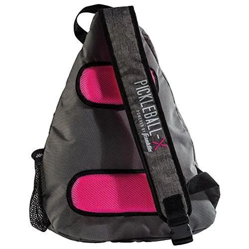 Franklin Sports Pickleball Bag - Official Bag of the US Open - Gray/Pink