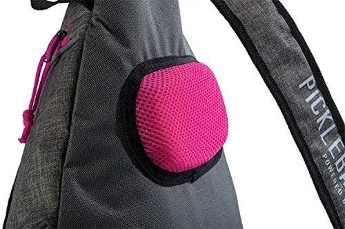 Franklin Sports Pickleball Bag - Official Bag of the US Open - Gray/Pink