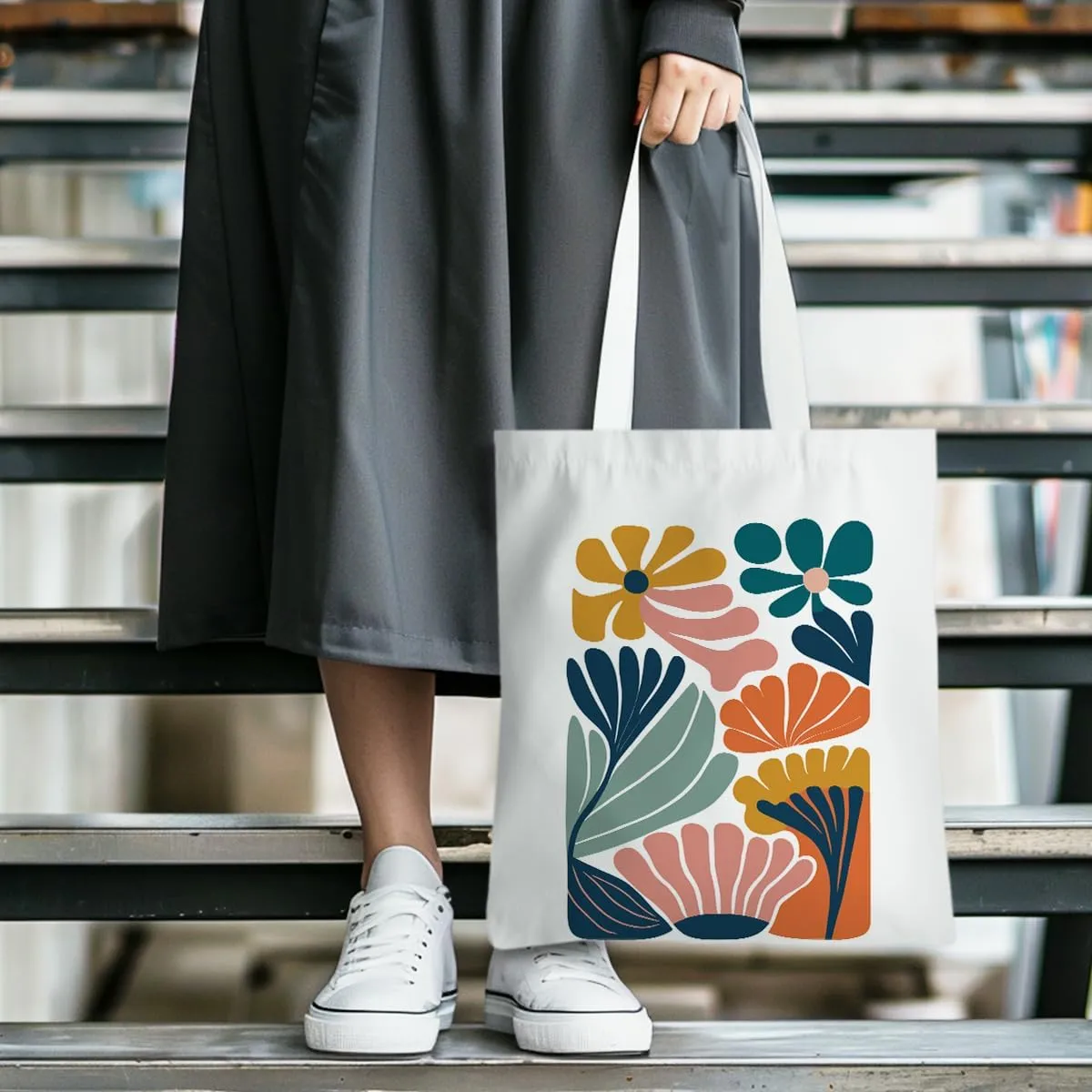 Gifts for Plant Lovers Tote Bag Flowers Beach Bag Insect Pumpkin Fall Halloween Travel Gifts Gardening