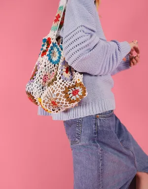 Handmade crochet patch bag