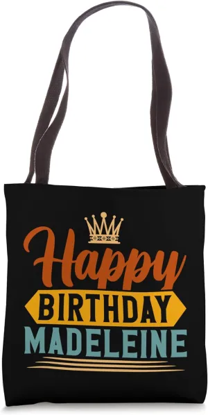 Happy Birthday Madeleine Tote Bag
