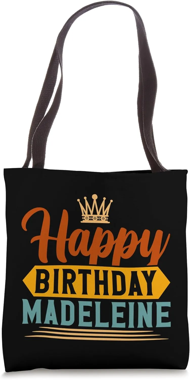 Happy Birthday Madeleine Tote Bag