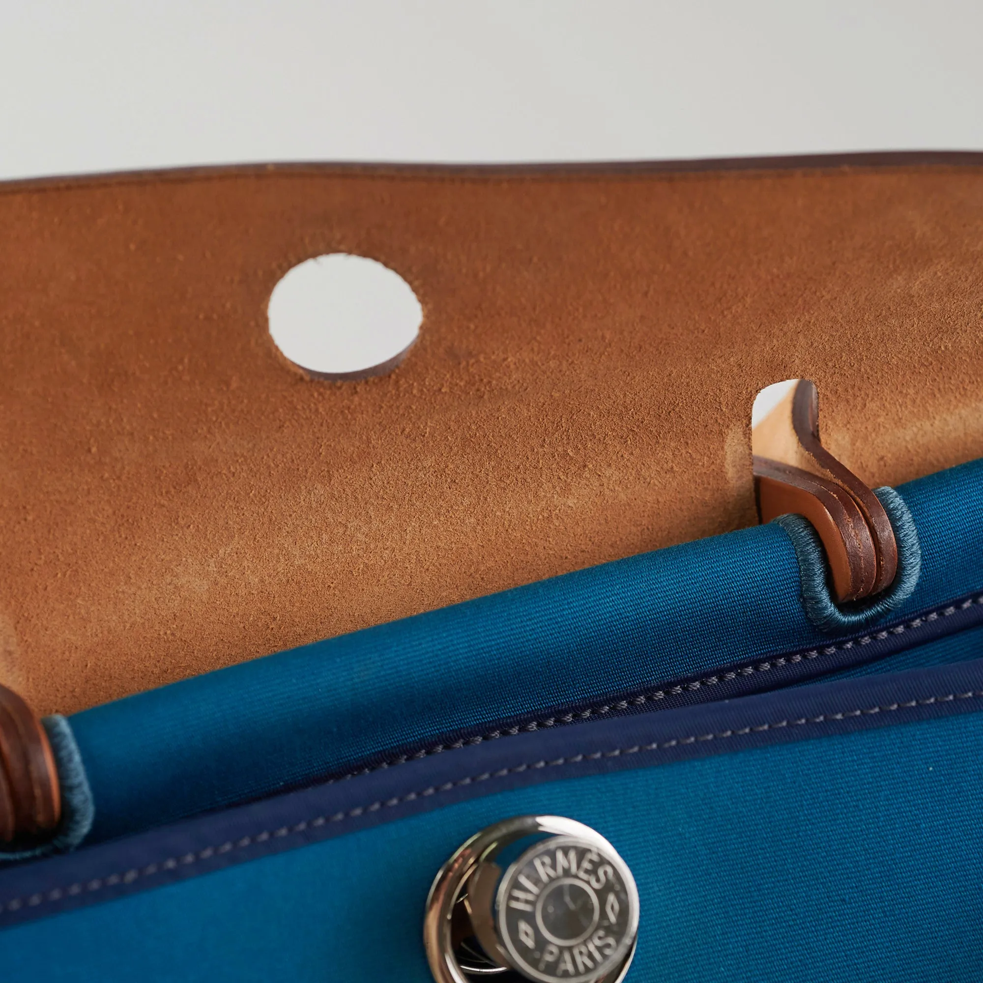 Hermes Herbag 31 Blue Bag