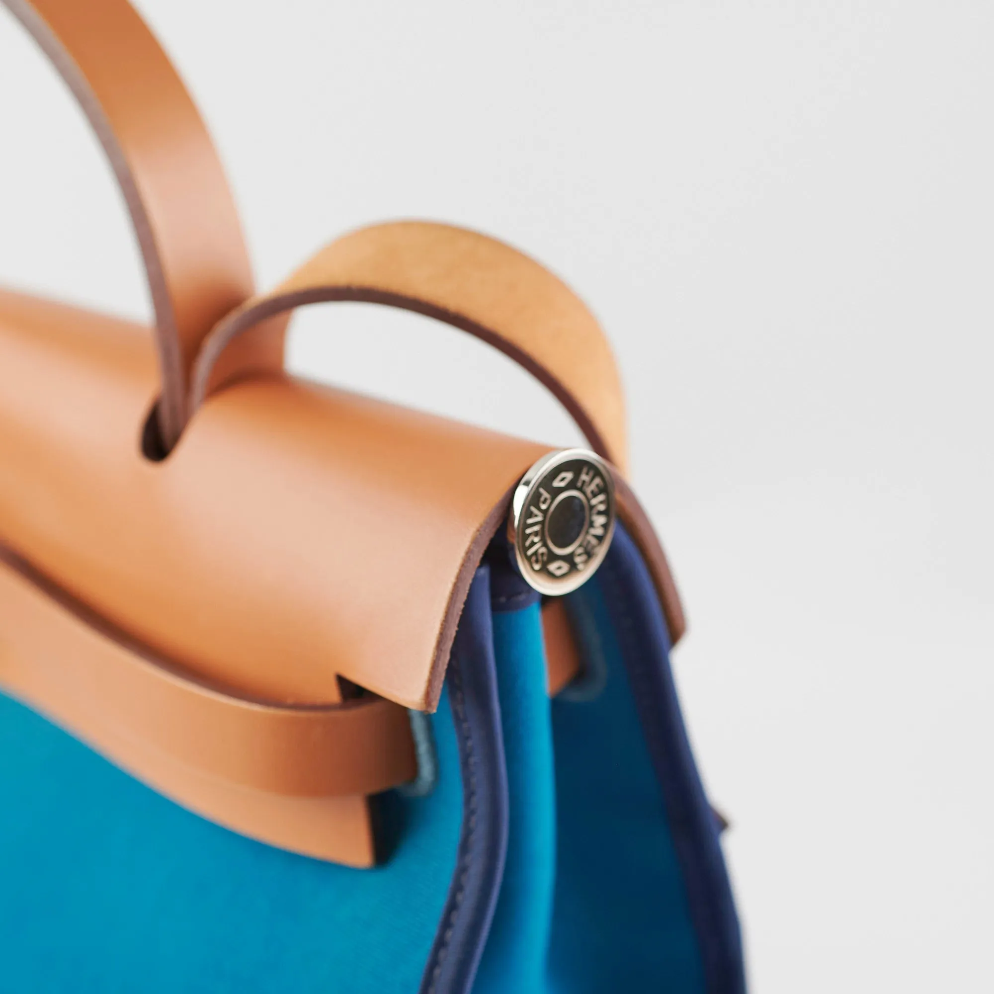 Hermes Herbag 31 Blue Bag