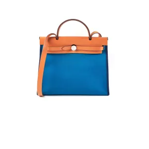 Hermes Herbag 31 Blue Bag
