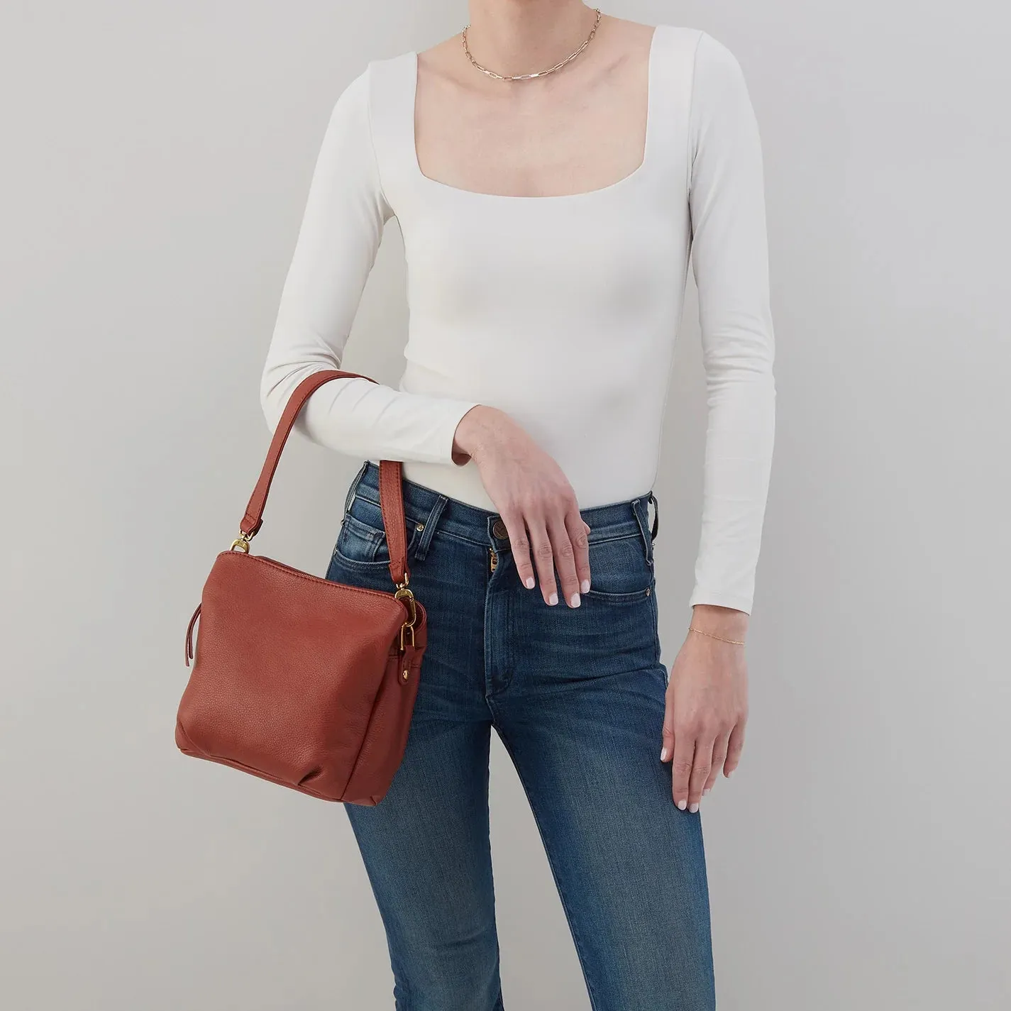 Hobo - Starr Convertible Shoulder Bag - Rust