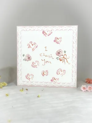 I cherish you card