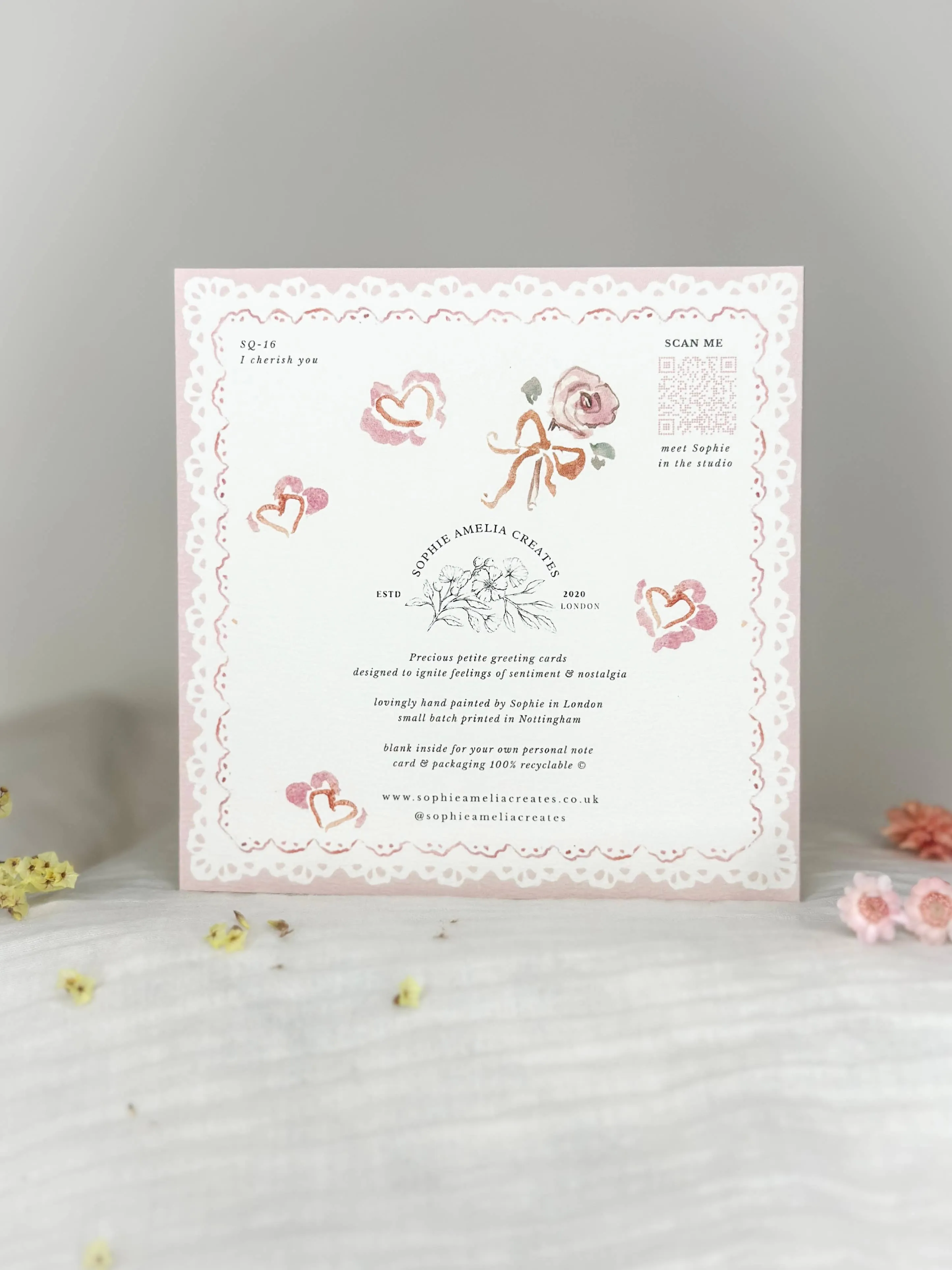 I cherish you card