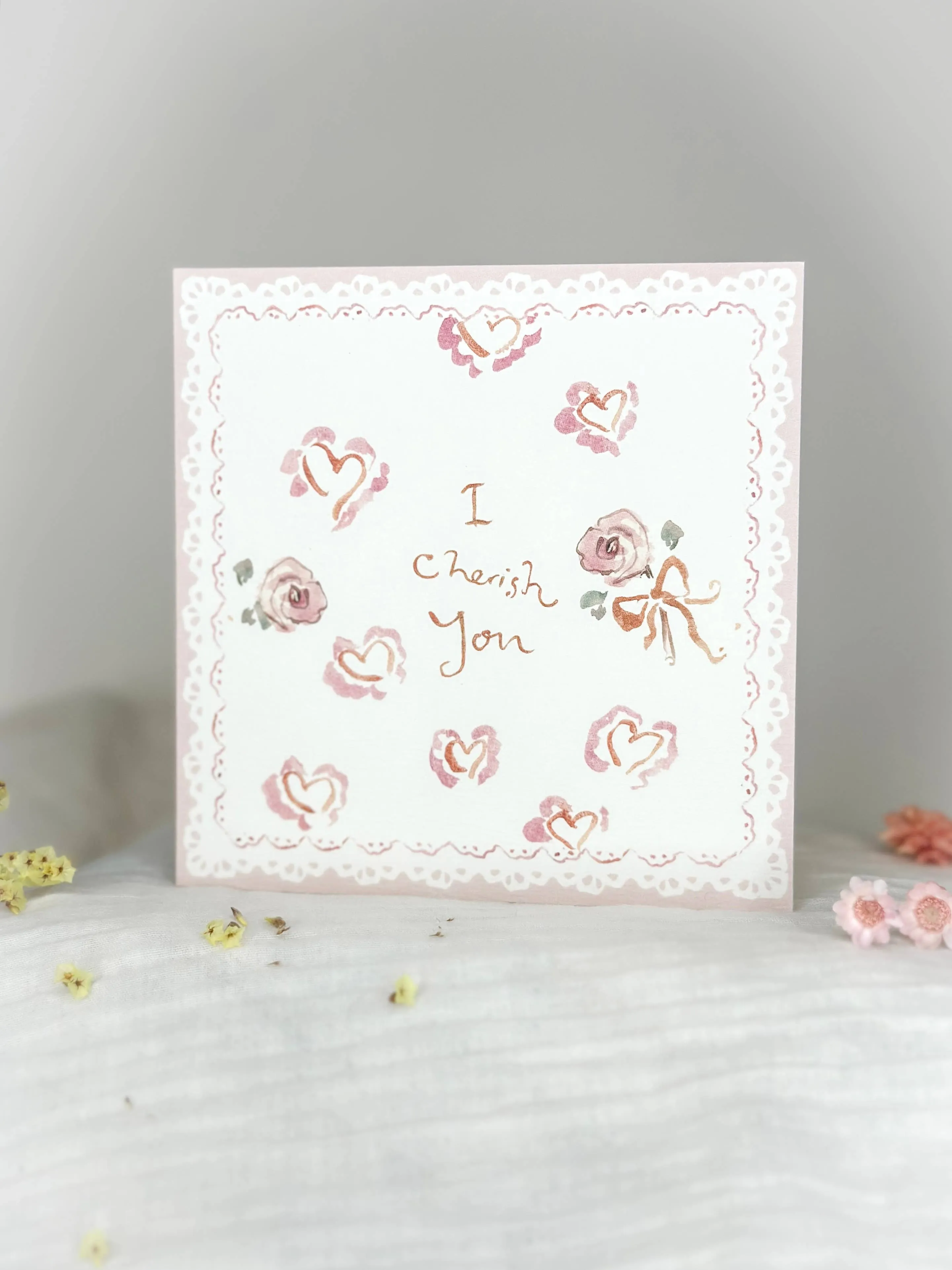 I cherish you card