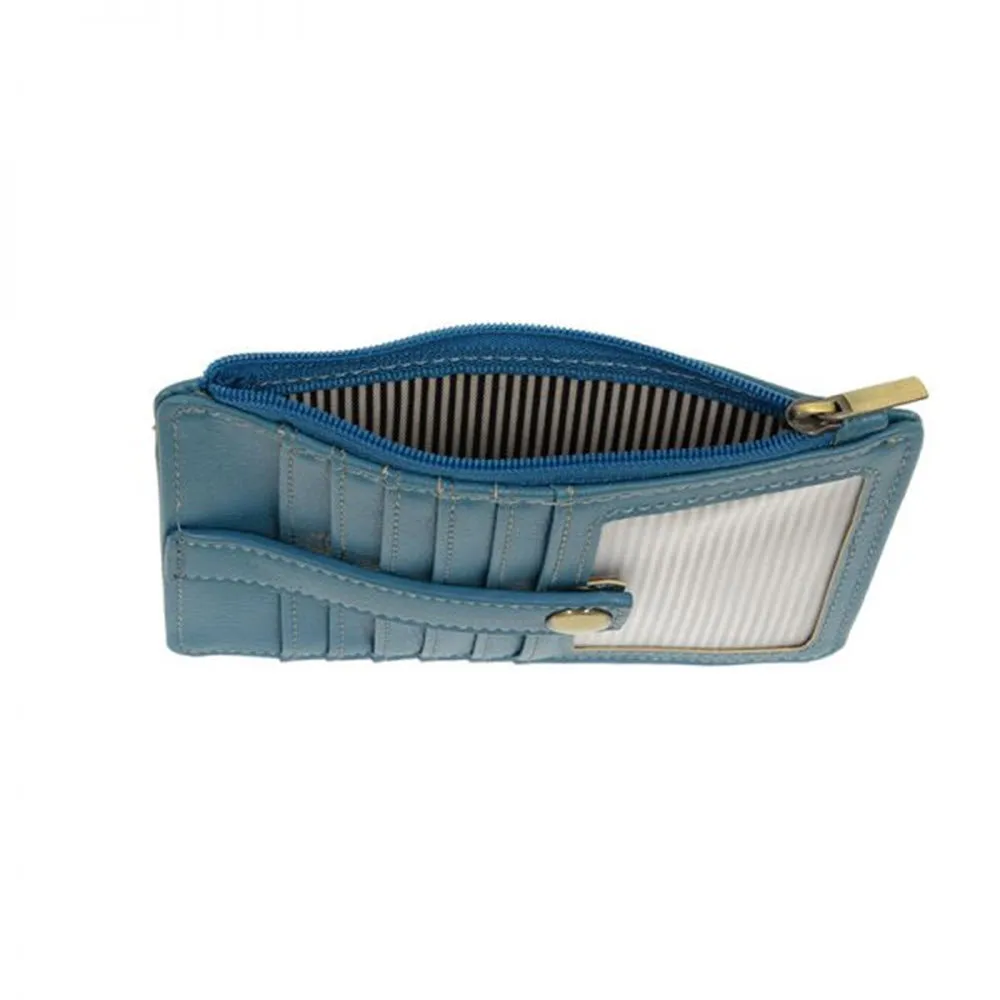 JOY SUSAN PENNY MINI TRAVEL WALLET BLUE