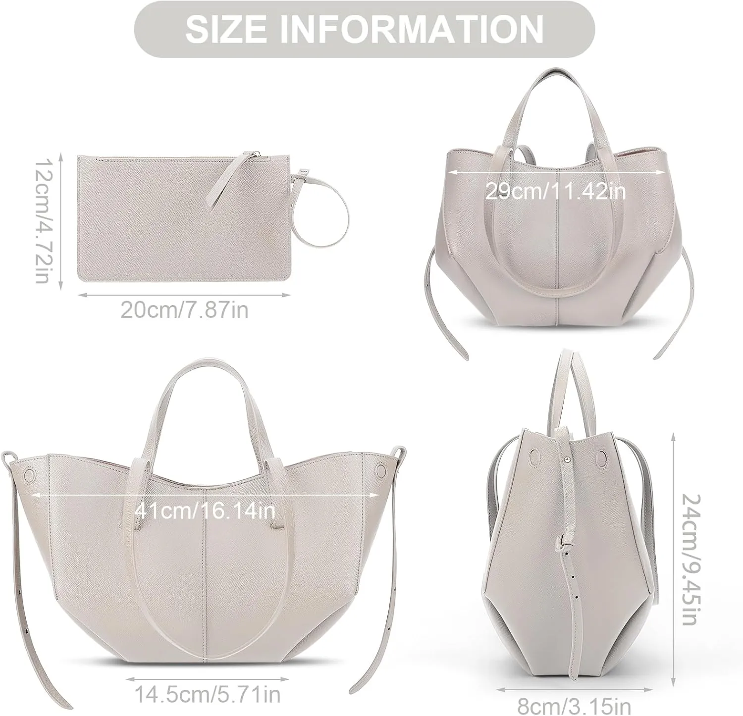 Juoxeepy Work Bag Faux Leather Tote Bag for Women Trendy Handbag Purse Fall Shoulder Bag with Magnetic Closure