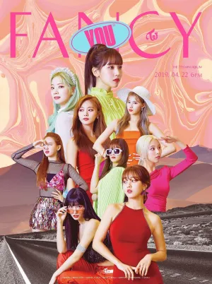 JYP Twice - Fancy You [Random ver.] (7th Mini Album) CD Photobook 5 Photocards Sticker  Folded Poster Extra Photocard