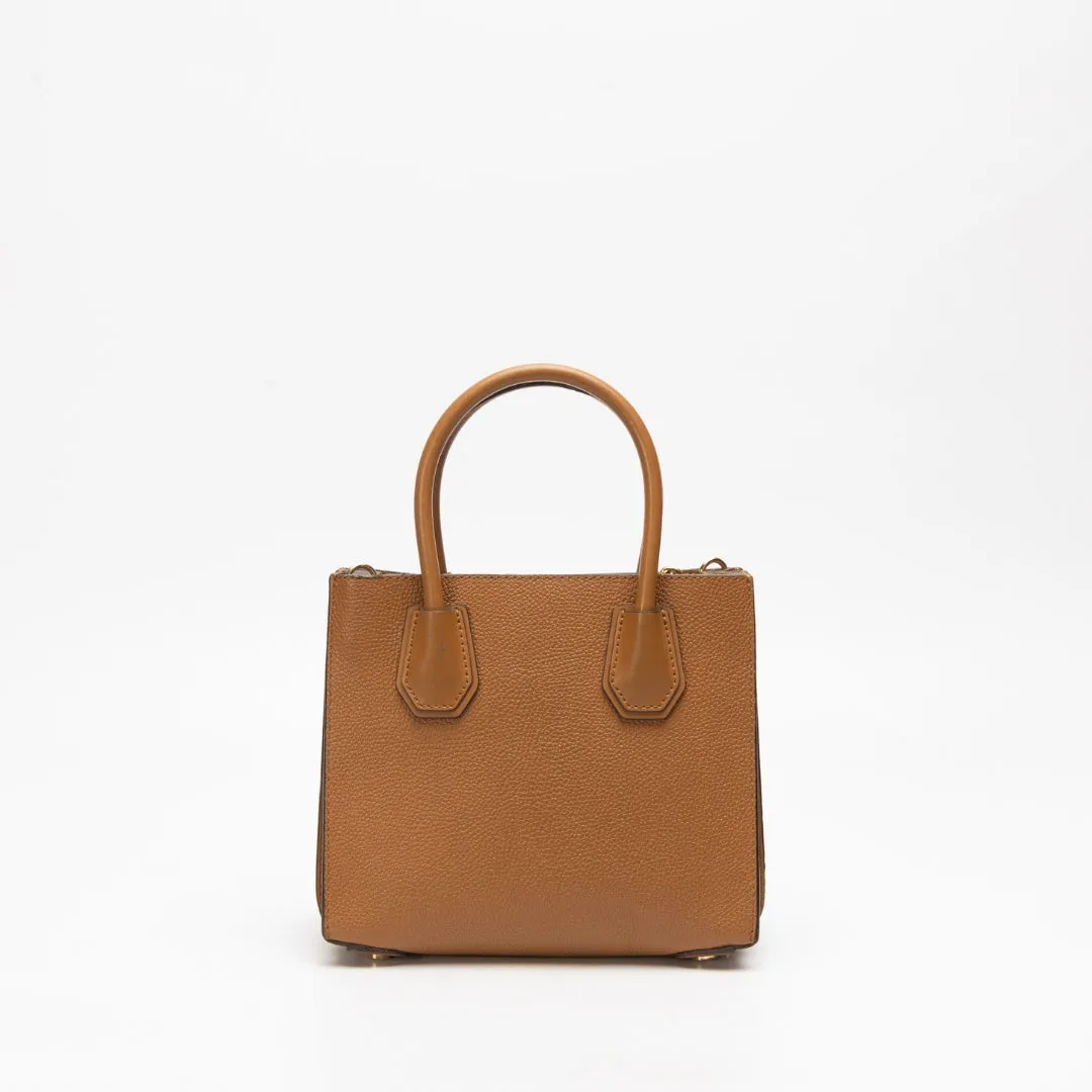 Michael Kors Brown Mercer Medium Leather Satchel