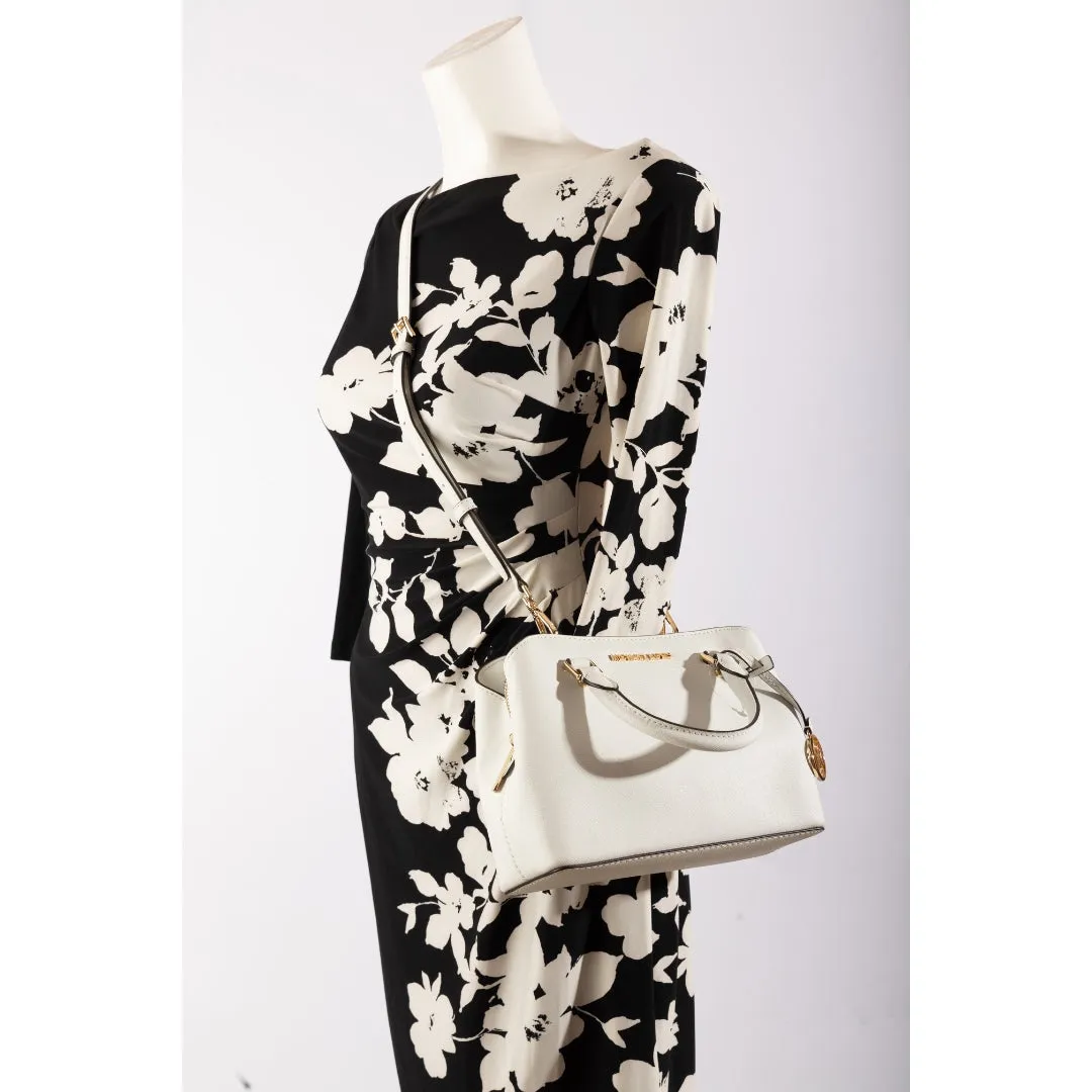 Michael Kors White Savannah Satchel