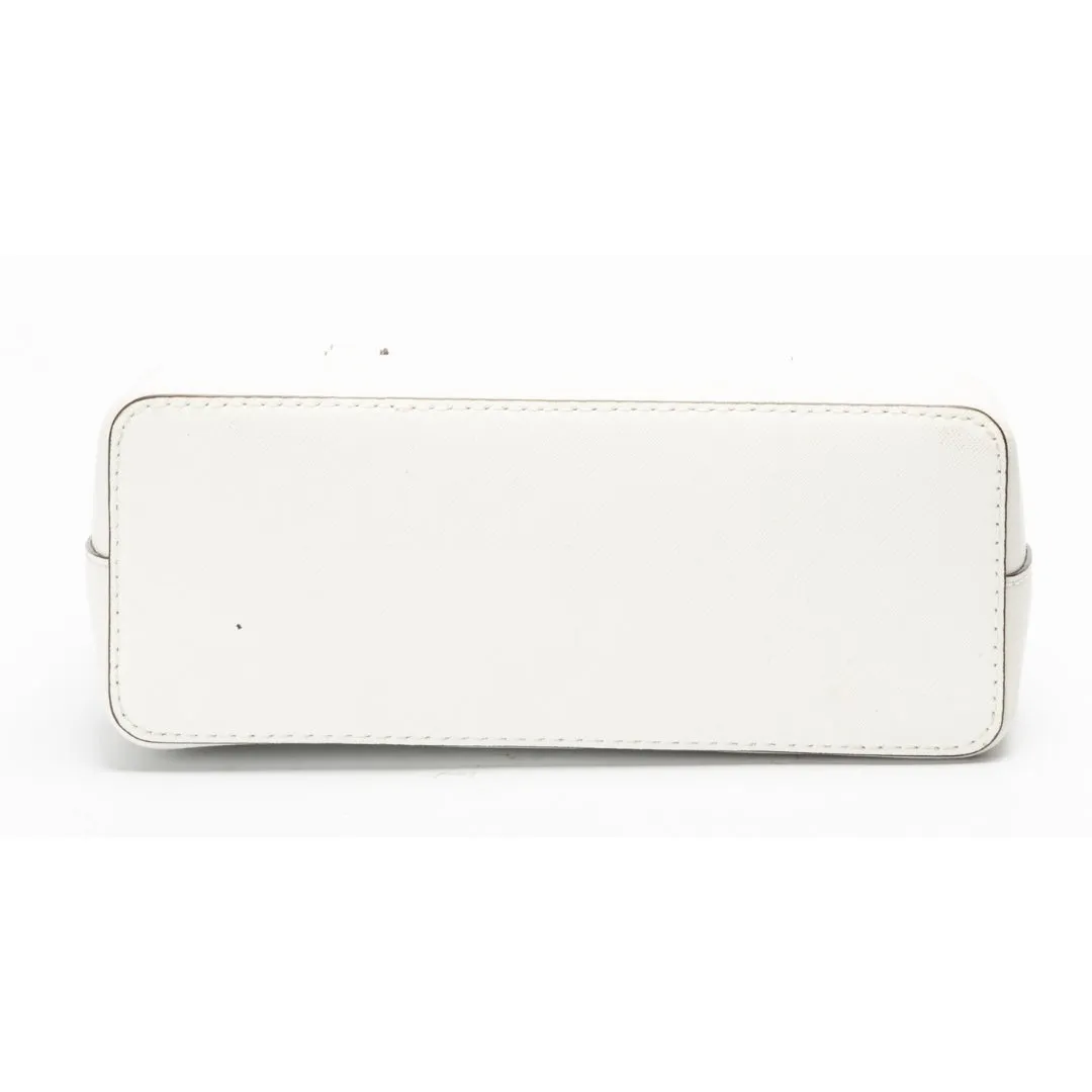 Michael Kors White Savannah Satchel