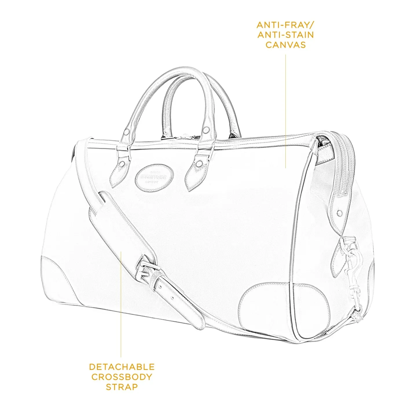 New Hurlingham Overnight Bag - Sand