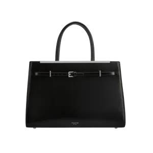 Noir Leather Book Tote Bag 33