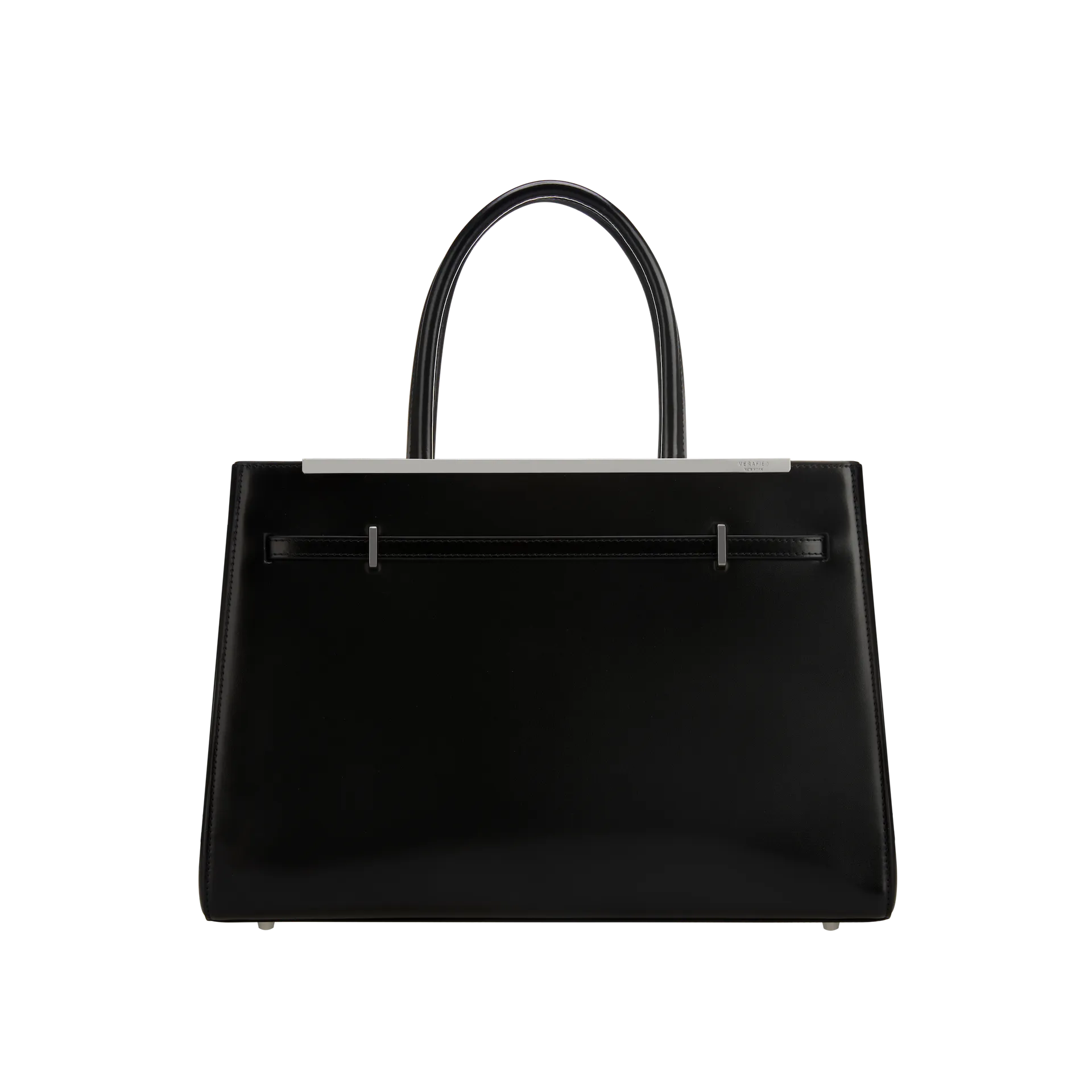 Noir Leather Book Tote Bag 33