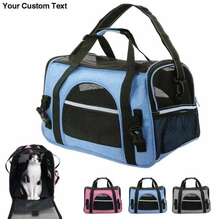 Portable Cat Bag Backpack Breathable Mesh Pet