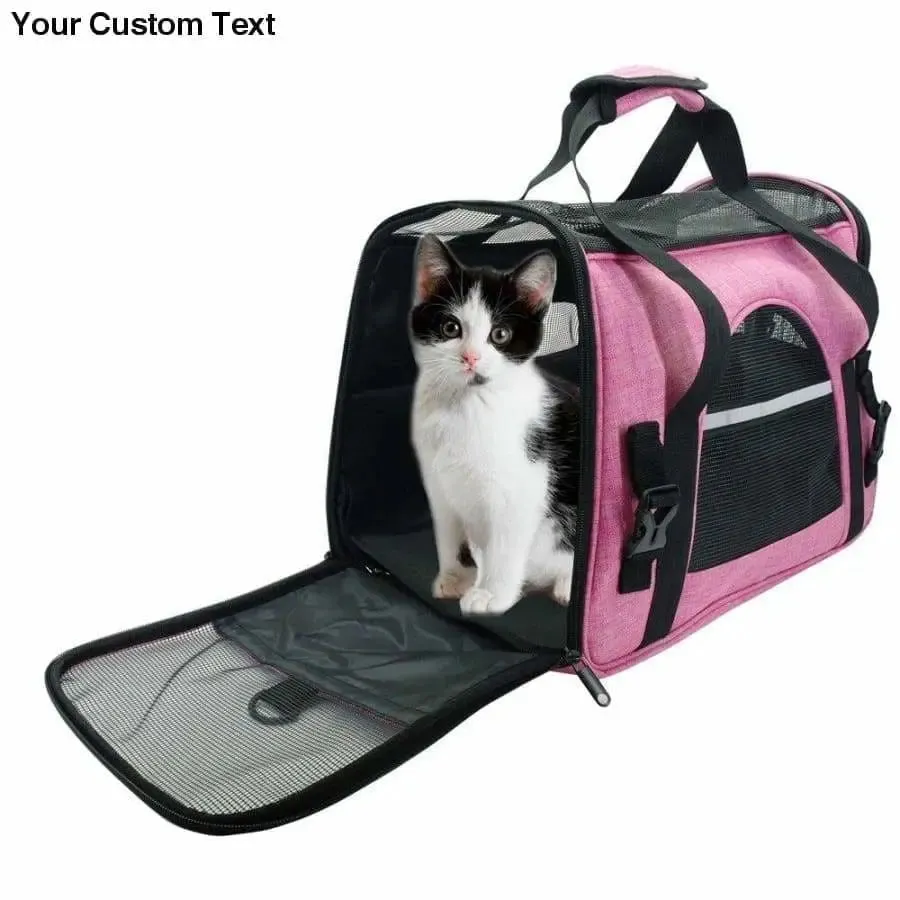 Portable Cat Bag Backpack Breathable Mesh Pet