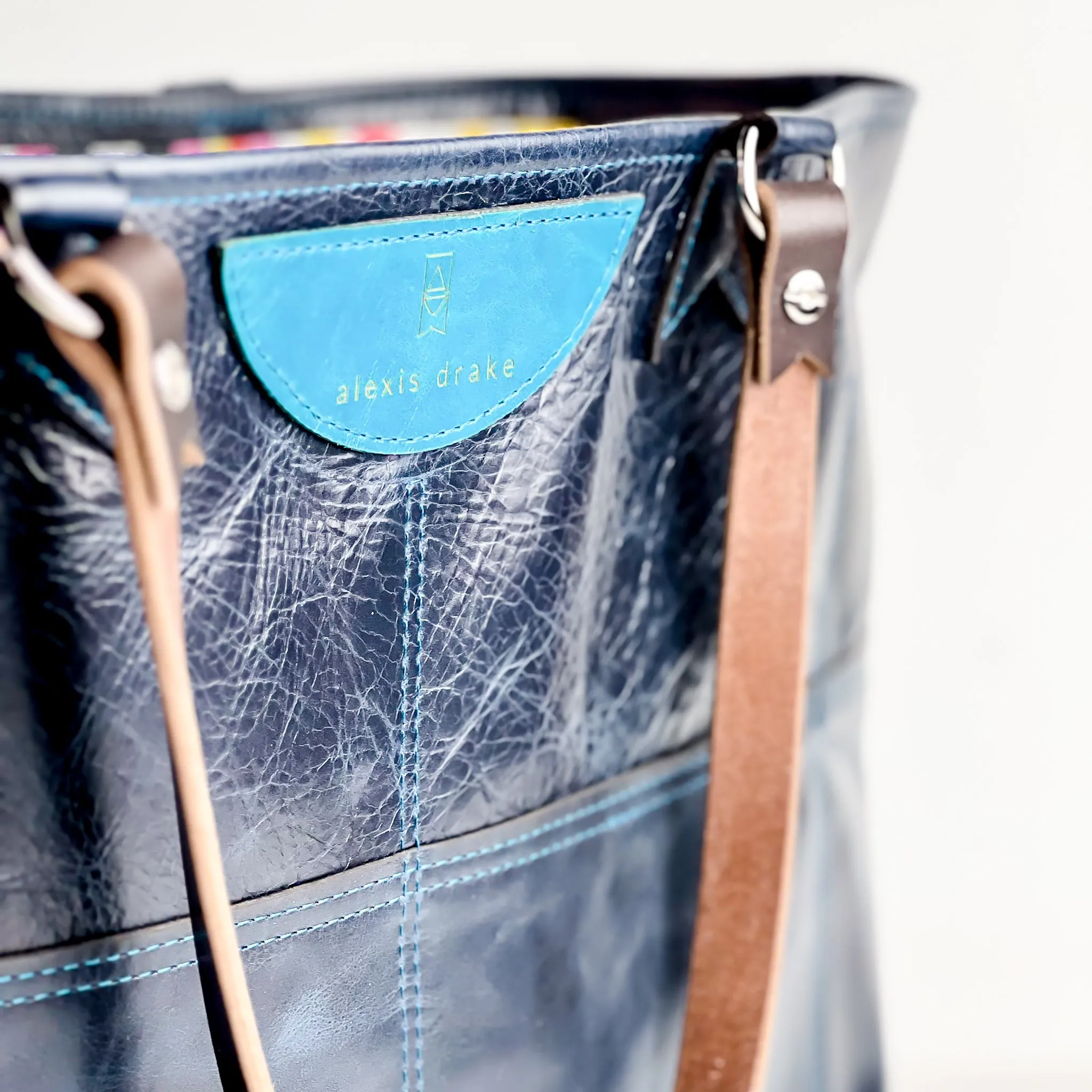 Practically Perfect Collection | Charlotte Shoulder Tote | Navy